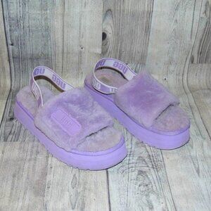 UGG Disco Slide Lilac Blossom Slippers Womens Size 10